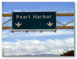 Pearl Harbor interstate sign